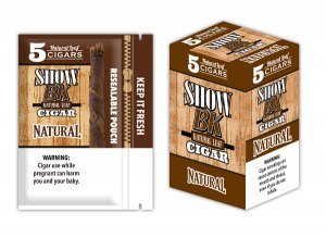 Show BK Cigars Natural 8 Packs of 5