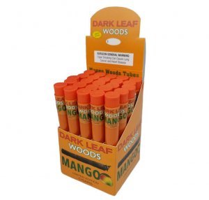 Woods Dark Leaf Tubed Cigars Mango 25Ct