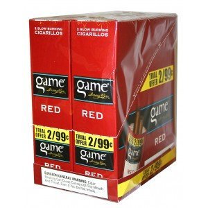 Game Cigarillos Foil Red 30 Pouches of 2