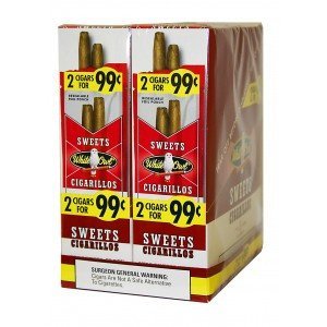 White Owl Cigarillos Sweet 30 Pouches of 2