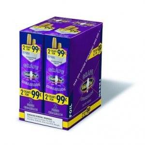 White Owl Cigarillos Grape 30 Pouches of 2