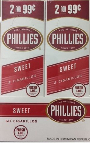 Phillies Cigarillos Sweet Foil Fresh 2 For 99c