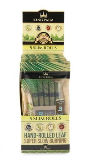 King PalmWraps Slim Size 5pk w/ Boveda 15ct