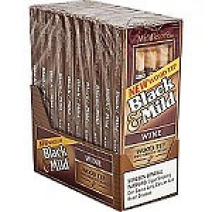 Black & Mild Wood Tip Wine Cigars Pack