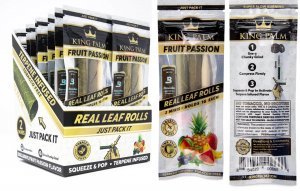 King Palm Wraps Mini Fruit Passion 20Ct/2