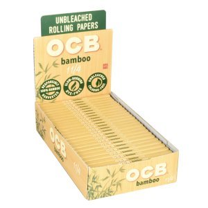 OCB Bamboo Cigarette Papers 1 1/4 Plus Tips 24/20 Ct. Box