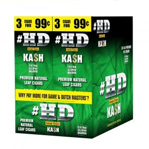 Good Times #HD Cigarillos Kash 30 Packs of 3