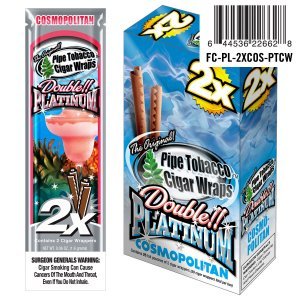 Double Platinum Blunt Wraps Cosmopolitan 25/2 Ct