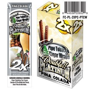 Double Platinum Blunt Wraps Pina Colada 25/2 Ct