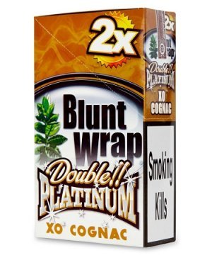 Double Platinum Blunt Wraps XO Cognac 25/2 Ct