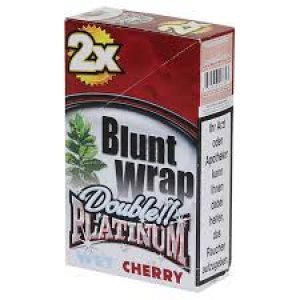 Double Platinum Blunt Wraps Wet Cherry 25/2 Ct