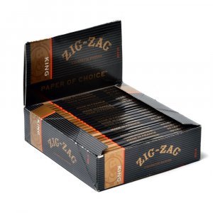 Zig Zag Papers King Size Black 24/32 Ct. Box