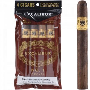 Hoyo Excalibur No. 1 4 Ct. Cigar Sampler 7.25X54