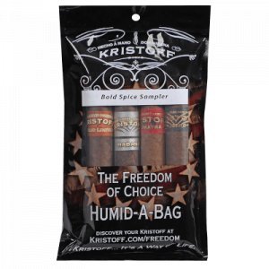 Kristoff Bold Spice Humidibag 4 Ct. Cigar Sampler Pack