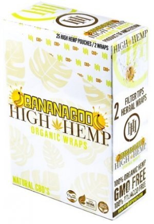 High Hemp Organic Wraps Bananagoo 25Ct/2