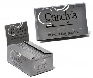 Randys Roots Classic Wired Rolling papers (Silver)