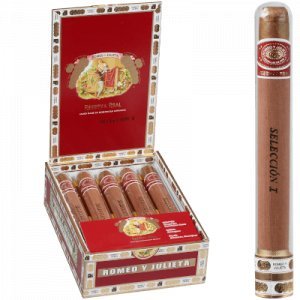 Romeo Y Julieta Reserva Real Seleccion Crystal Cigars Churchill 10 Ct. Glass Tubes Box 7.00x50