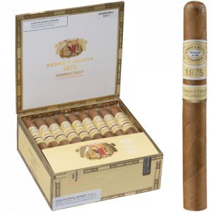 Romeo Y Julieta 1875 Connecticut Nicaragua Cigars Churchill 25 Ct. Box 7.00x50