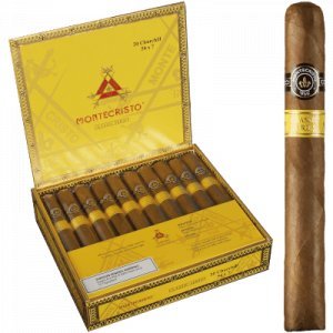 Montecristo Classic Collection Cigars Churchill 20 Ct. Box 7.00X54