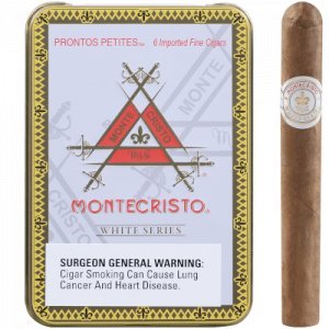 Montecristo White Prontos Petites Cigarillo 5/6 Tin 4.00X33