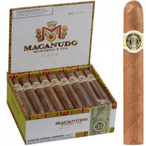 Macanudo Cafe Baron De Rothschild Cigar Lonsdale 25 Ct. Box 6.50X42