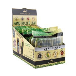 King Palm Pre-Roll Wraps - 25PK / King XL / 8pc Display