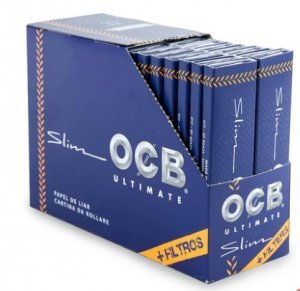 OCB Ultimate Cigarette Papers King Size Slim + Tips - 32ct