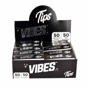 Vibes Tips Rolling Paper 50 Pk. 1 1/4