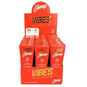 VIBES Hemp Cones 1 1/4 / 30pc Display