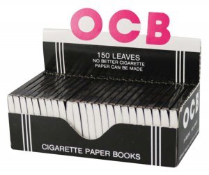 OCB Ungummed Cigarette Papers - 1.5" / 24pc Display