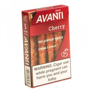 Avanti Cherry Cigar 10/5 Packs