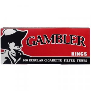 Gambler Cigarette Filter Tubes King Size Regular 5/200 Ct. Boxes