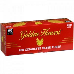 Golden Harvest Red King Size Cigarette FilterTubes 200Ct. Carton