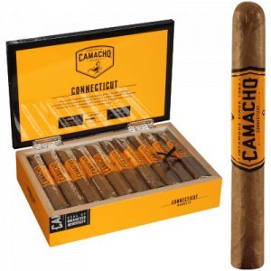 Camacho Connecticut Cigars Robusto 20 Ct. Box 5"X50