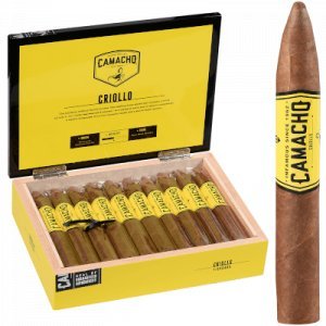 Camacho Criollo Cigar Figurado 20 Ct. Box 6.13"X54