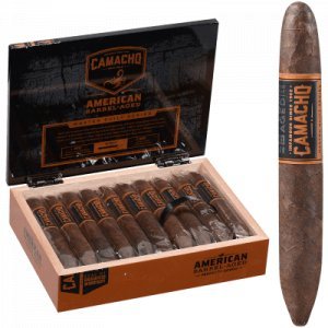 Camacho American Barrel-Aged Perfecto Cigar Gordo 20 Ct. Box