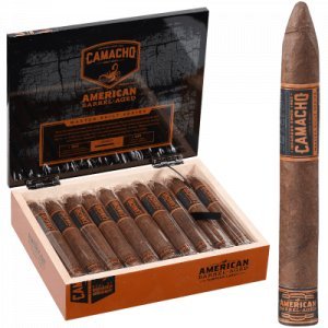 Camacho American Barrel-Aged Cigar Torpedo Larga 20 Ct. Box