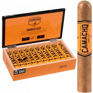 Camacho Connecticut Cigar Robusto Tubo 20 Ct. Box