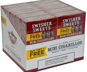 Swisher Sweets Mini Cigarillos Regular B1G1 Pack