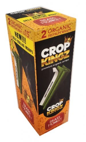 Crop Kingz Premium Organic Hemp Wraps Brass Monkey