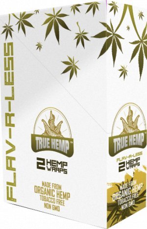 True Hemp Organic Wraps Flav a Less 25/2