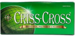 Criss Cross Filtered Cigars Menthol