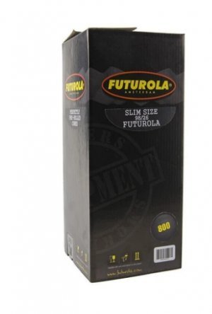 Futurola Cones Slim Size Classic White - 800ct