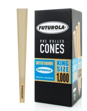 Futurola Cones King Size Dutch Brown 1000ct