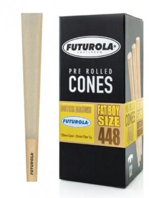 Futurola Cones Fatboy Dutch Brown 448ct