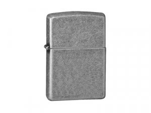 Zippo Armor Antique Silver Plate Lighter