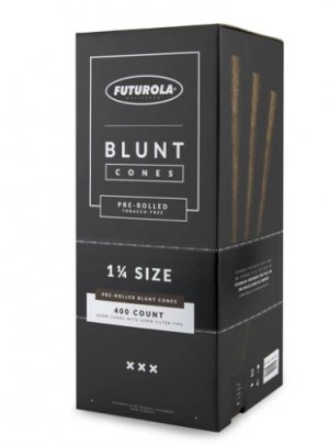 Futurola Cones 1 1/4 Size Blunt Cones 400 CT