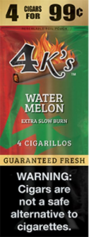 4 Kings Cigars Watermelon 15 Pouches of 4