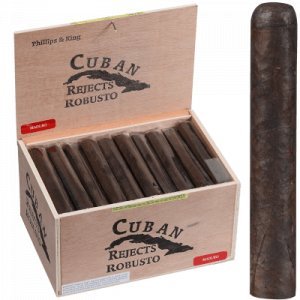 Cuban Rejects Cigars Robusto Maduro 50 Ct. Box