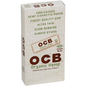 OCB Cigars Papers Organic Hemp Single Wide 24/50 Ct. Box